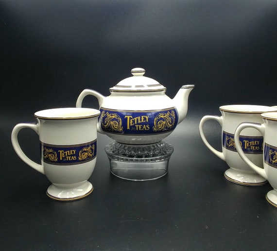 TETLEY TEA TEAFOLK TEAPOT SHOP 1995 VINTAGE FREE POST