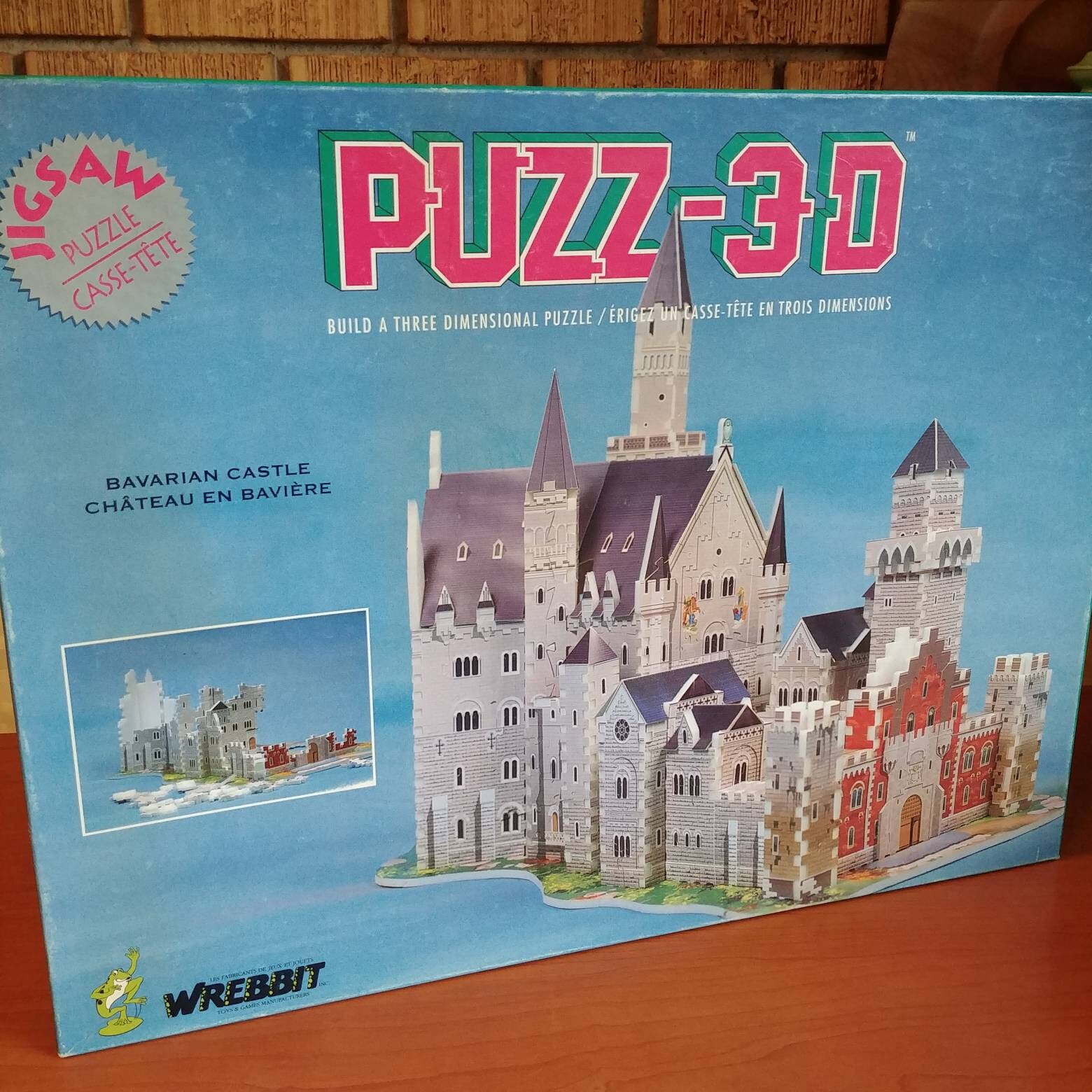 EX Puzz 3D 1998 PUZZ 3D Bavarian Castle 3-D Puzzle PC CD/ROM 