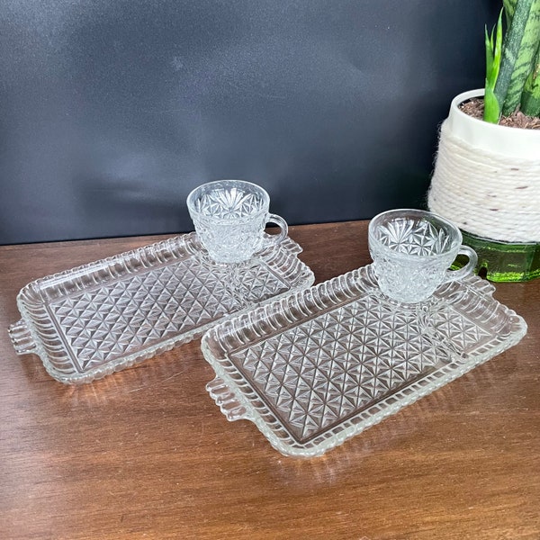 Snack Plate and Cup Etsy