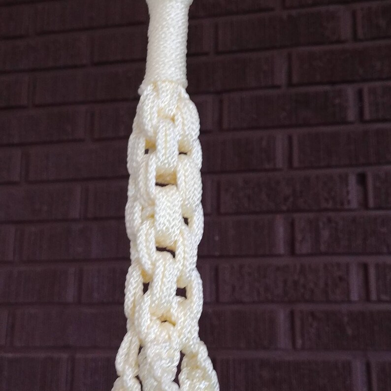 1970/'s Jungle Style Outdoor Plant Hanger Macrame Plant Hanger with Flower Power Plant Pot Bohemian Patio Decor Daisy Decor Macrame