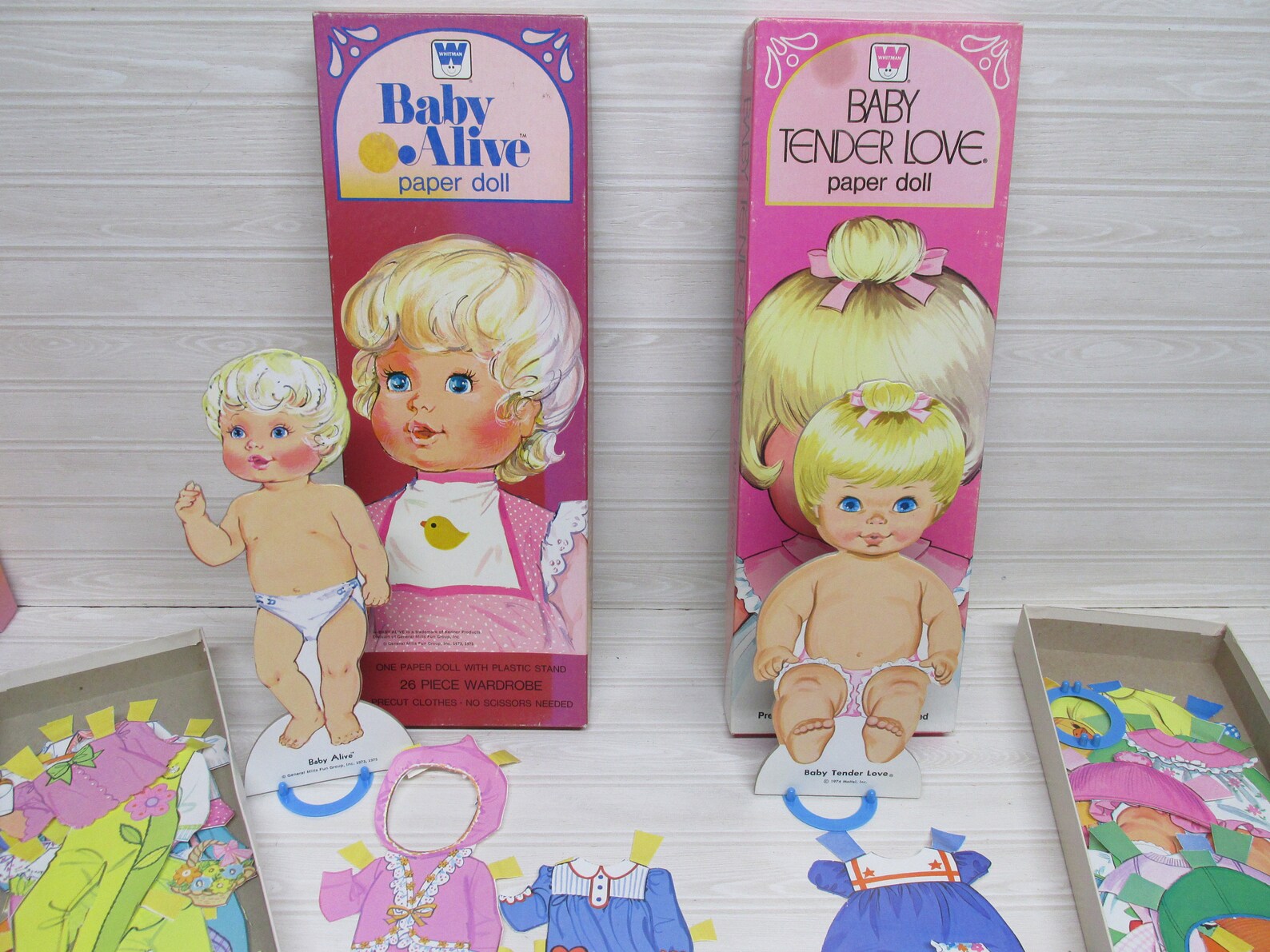 Baby Alive and Baby Tender Love Paper Doll Sets/vintage Paper | Etsy