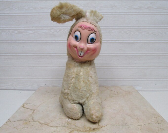 Vintage Stuffed Rabbit/bunny/musical Easter Bunny in Working Condition ...
