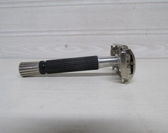 Gillette Black Beauty Safety Razor M1 Date Code/Super Speed Flare Tip Double Edge TTO Razor