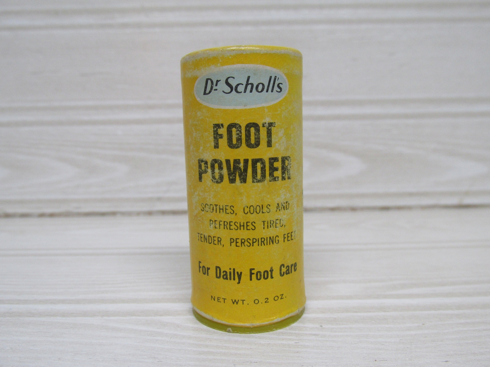 Miniature Dr. Scholl's Foot Powder Sample Shaker/1967 Etsy