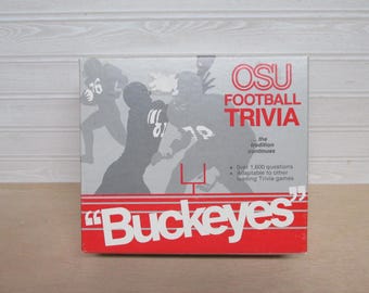 OSU Football Trivia Game/Ohio State University "Buckeyes" Card Game