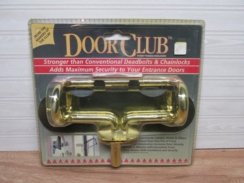 Vintage Door Club Door Security Locking System Etsy