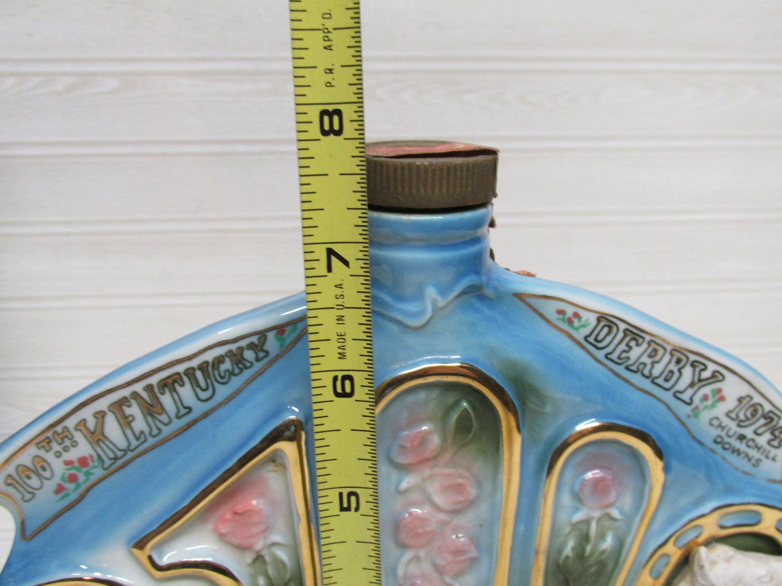 Jim Beam Whiskey Decanter/Ceramic 100th Kentucky Derby Horse Etsy