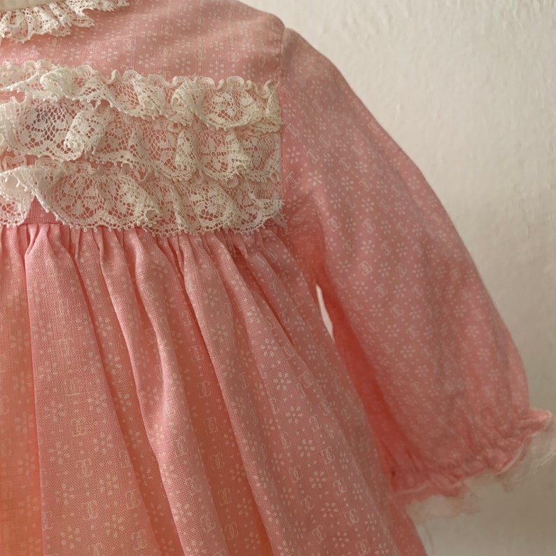 Vtg Baby Dress Size 12 Months Vtg Deadstock Dress Vtg Baby Girls Dress Vintage 1st Birthday Dress