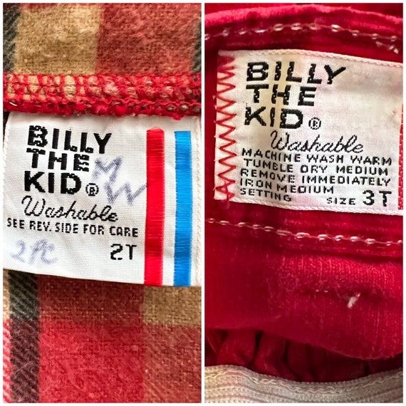 Vintage 70s Billy the Kid Pants & Jacket Size 2t … - image 10