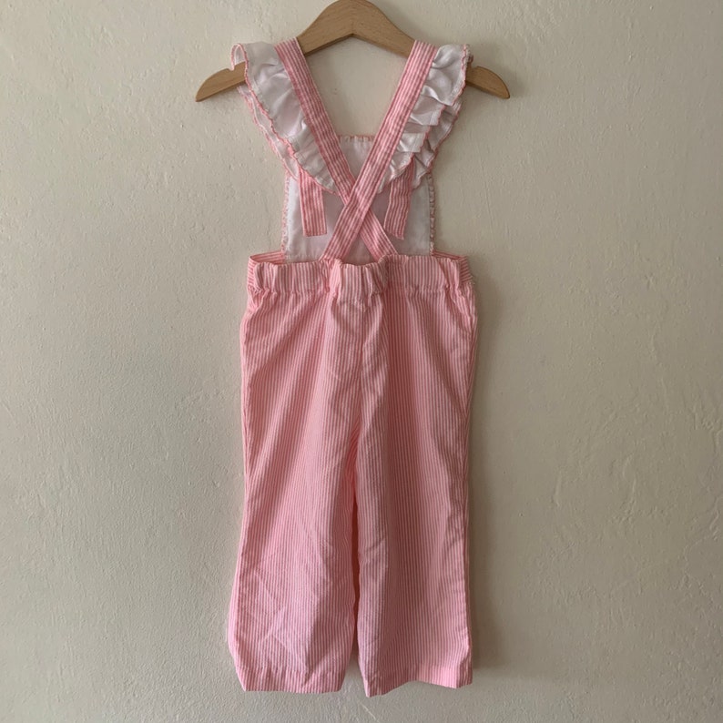 Vtg Girls Overalls Vtg Pink Girls Overalls Vtg Toddler Overalls 2t Vintage Health Tex Overalls