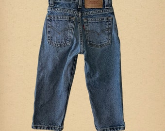 Vintage Kids 550 Levi's Jeans, Relaxed Fit,  Size 4t but might run smaller