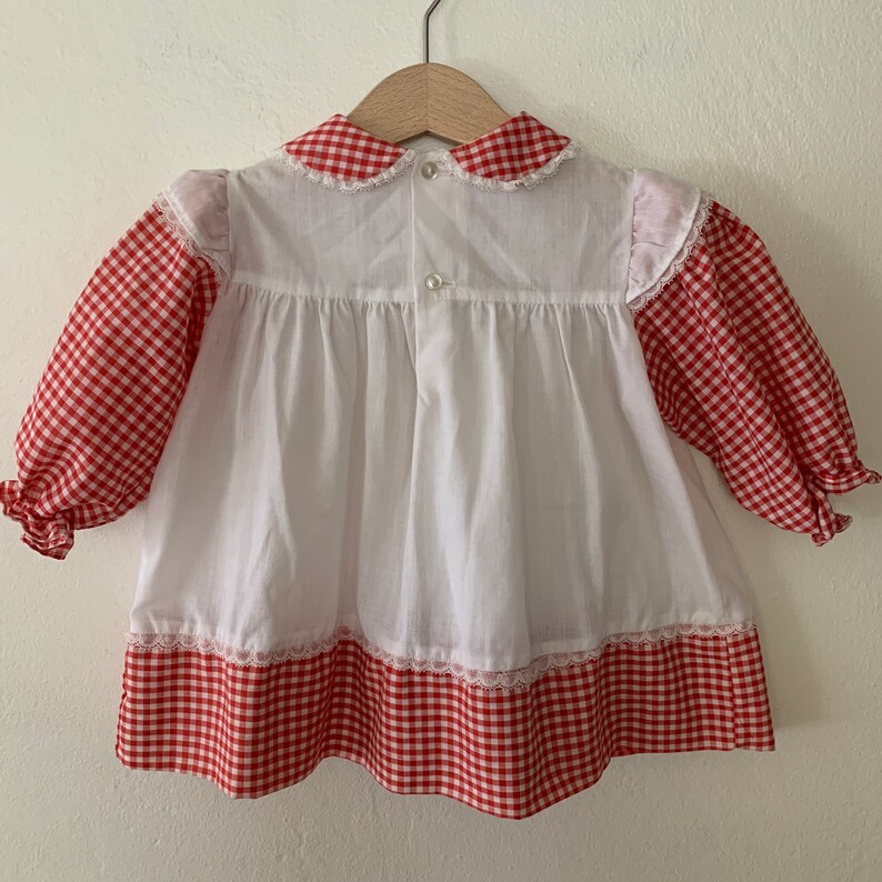 Vintage Baby Christmas Dress Size 12 Months Vintage Baby Girls Holiday Dress Vintage Polly Flinders Dress