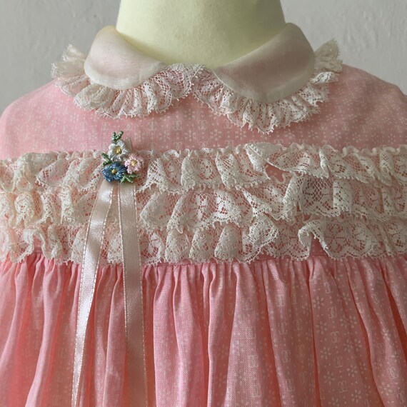 Vtg Baby Dress Size 12 Months Vtg Deadstock Dress Vtg Baby Girls Dress Vintage 1st Birthday Dress