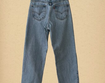 Vintage 90s Kids Orange Tab 560 Levi's Jeans, Loose Fit Straight Leg,  Size 11