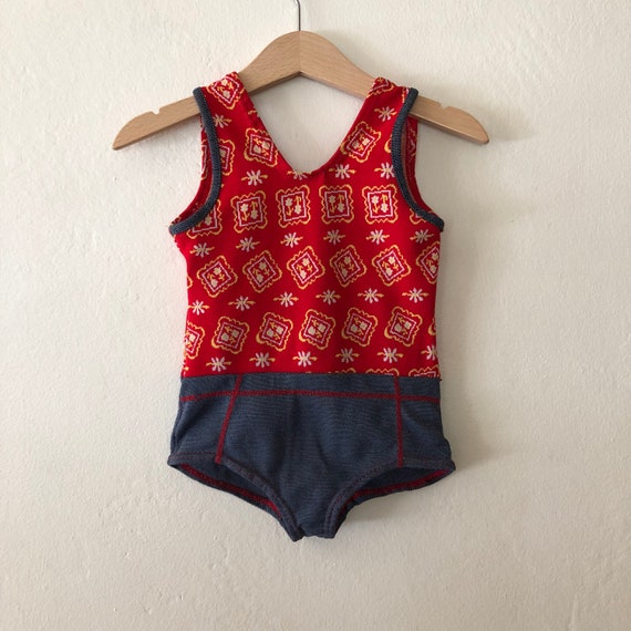 retro baby swimwear
