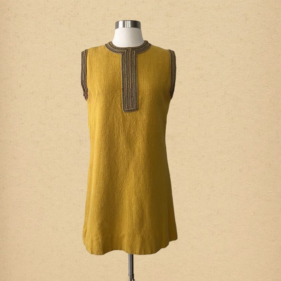 Vintage 60s Mod Shift Dress, SIze Estimate Women'… - image 1