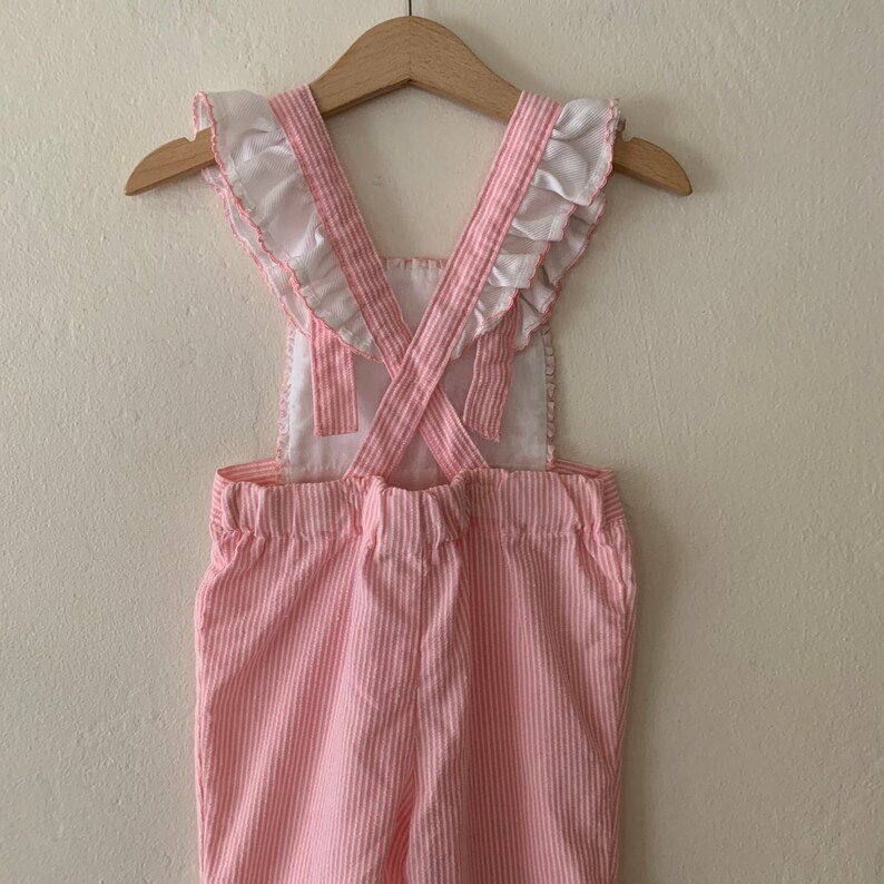 Vtg Girls Overalls Vtg Pink Girls Overalls Vtg Toddler Overalls 2t Vintage Health Tex Overalls