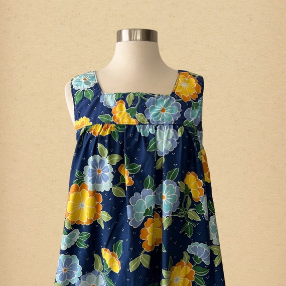 Vintage Women's Floral House Dress with Pockets S… - image 2