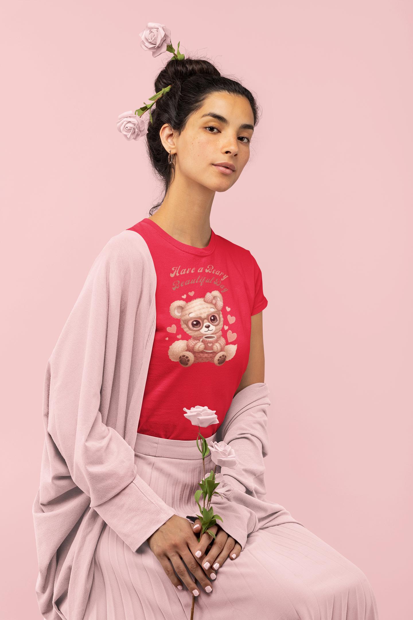 Teddy Bear T-shirt | Watercolor Illustration, Graphic Tee - Etsy