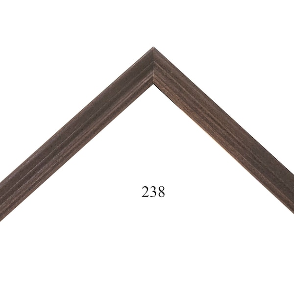 Thin Brown Picture Frame Etsy