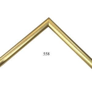 Custom Picture Frame | 3/4&quot; Rounded Cracked Gold Design | Hand Crafted Custom Size Frames Great for Photos & Artwork (558)