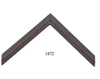 Custom Picture Frame | 3/4W Black with Beveled Lip | Custom Size Framing Great for Art, Photos, Prints, Diplomas (1472)