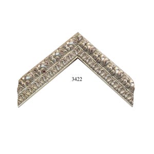 Custom Picture Frame | 2" Ornate Silver | Great for Art (3422)