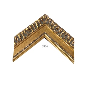 Custom Picture Frame | 2 3/4&quot; Ornate Gold Italian  | Great for Artwork, Large Prints 3826