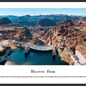 Hoover Dam, Looking Downstream | Panoramic Picture