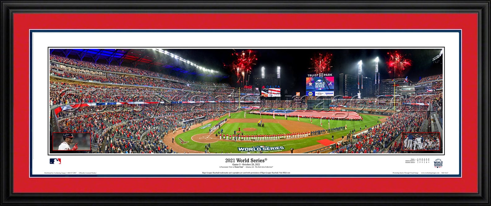 Atlanta Braves 2021 World Series MLB Wall Panoramic
