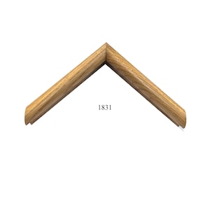 Custom Picture Frame | 3/4W 1 3/8H 7/8R Light Oak w/Deep Rabbet | Handmade Custom Size Frames Great for Art, Photos, Canvas 1831