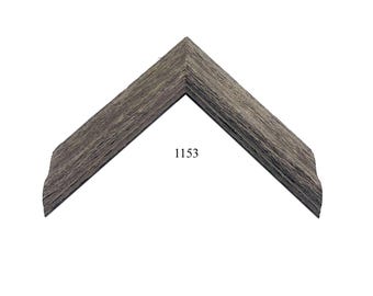 Custom Picture Frame | 1 3/4W Rustic Gray Wood | Handmade Custom Size Frames Great for Art, Photos, Decor 1153