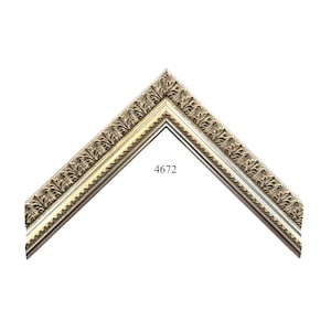 Custom Picture Frame | 1 3/8&quot; Ornate Silver | Great for Art (4672)