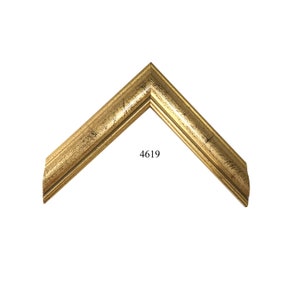 Custom Picture Frame | 1 1/2&quot; Italian Gold Leaf | Great for Paintings, Art (4619)