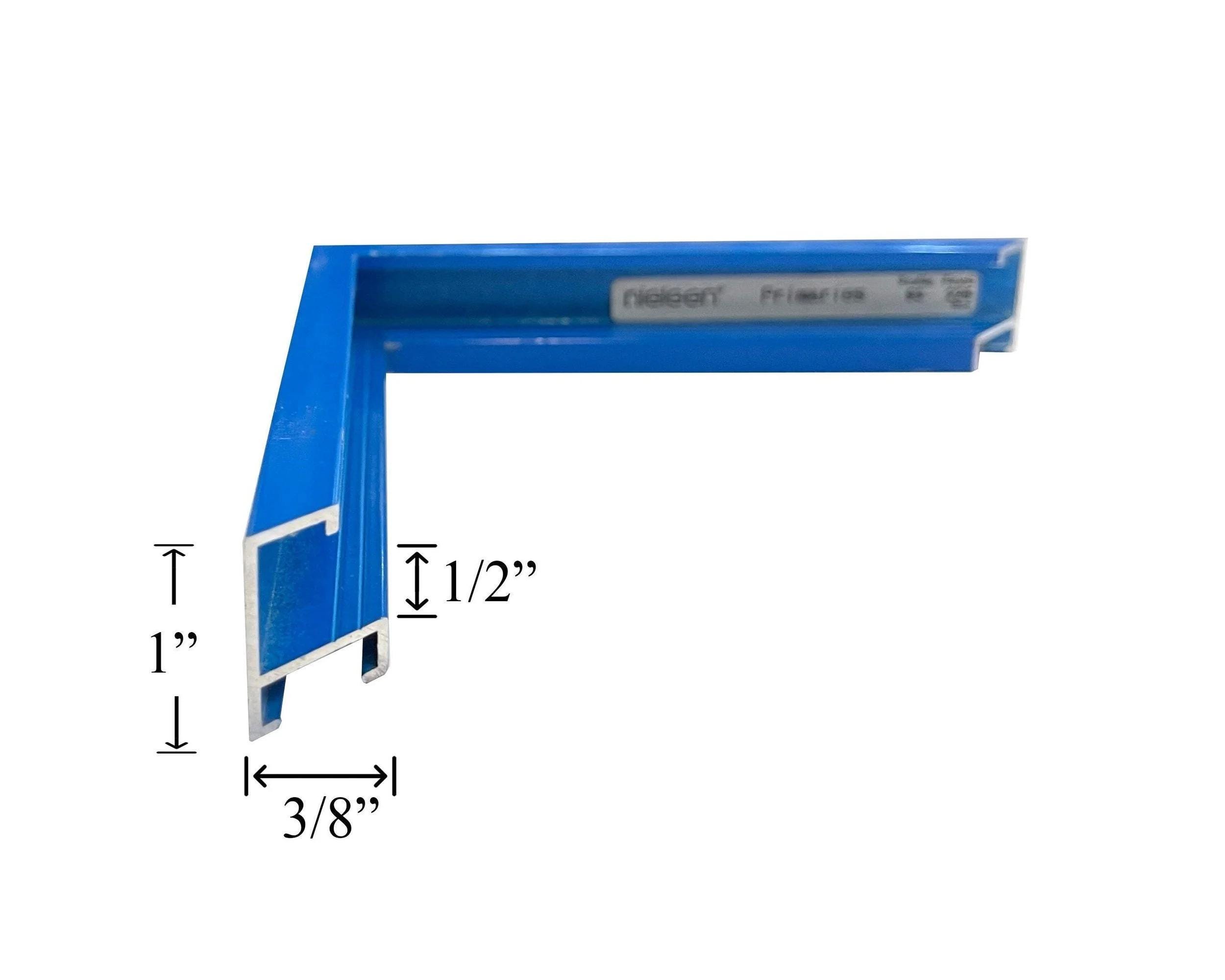 Sectional Metal Custom Cut Picture Frame - 3/8