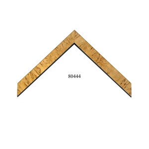 Custom Picture Frame | 3/4" Flat Square Natural Burl with Two Tone Black Edge Black Lip | Great for Photos & Artwork (534)