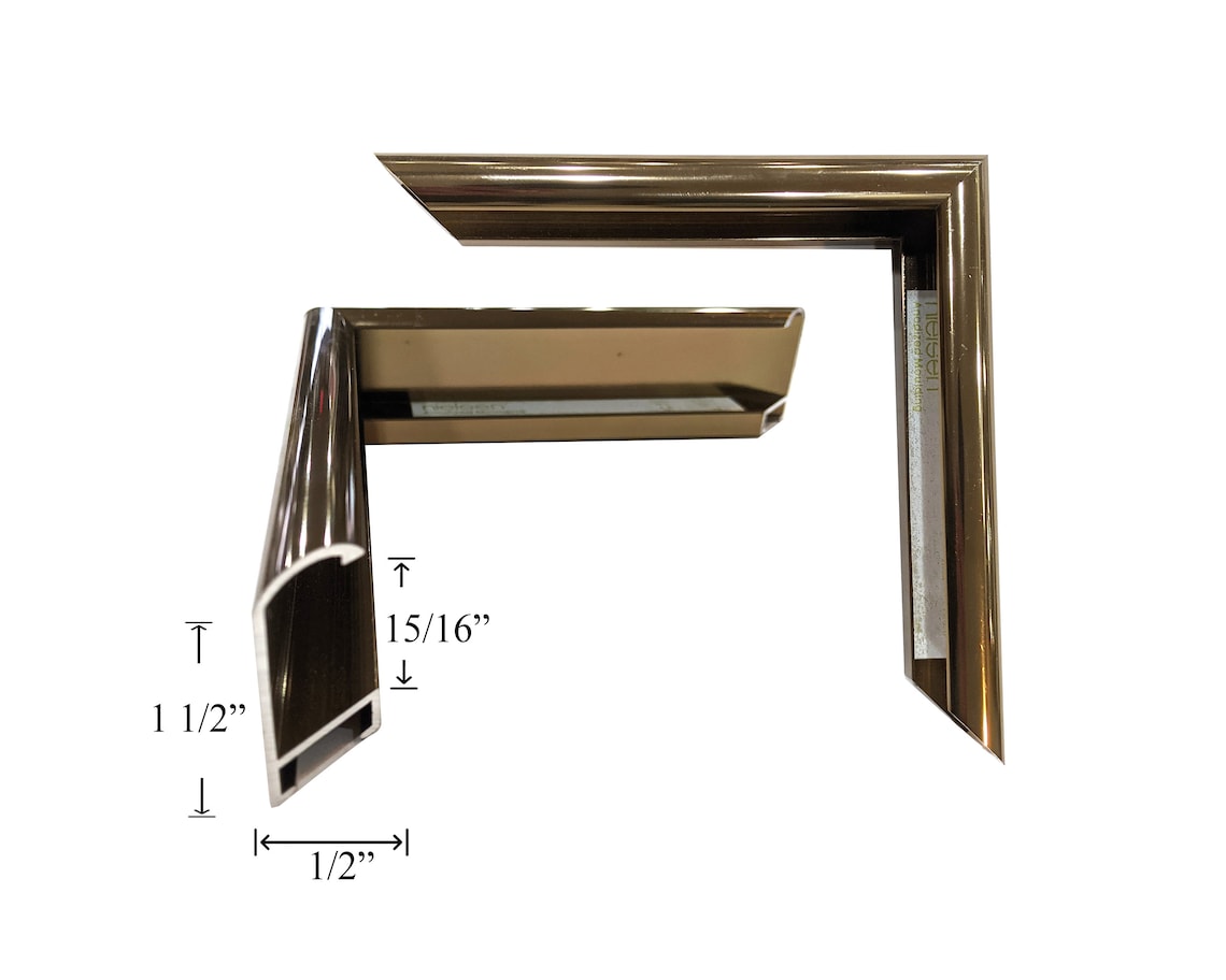 Custom Cut Picture Frame Sectional Metal M43 1/2W 1 1/2H Etsy