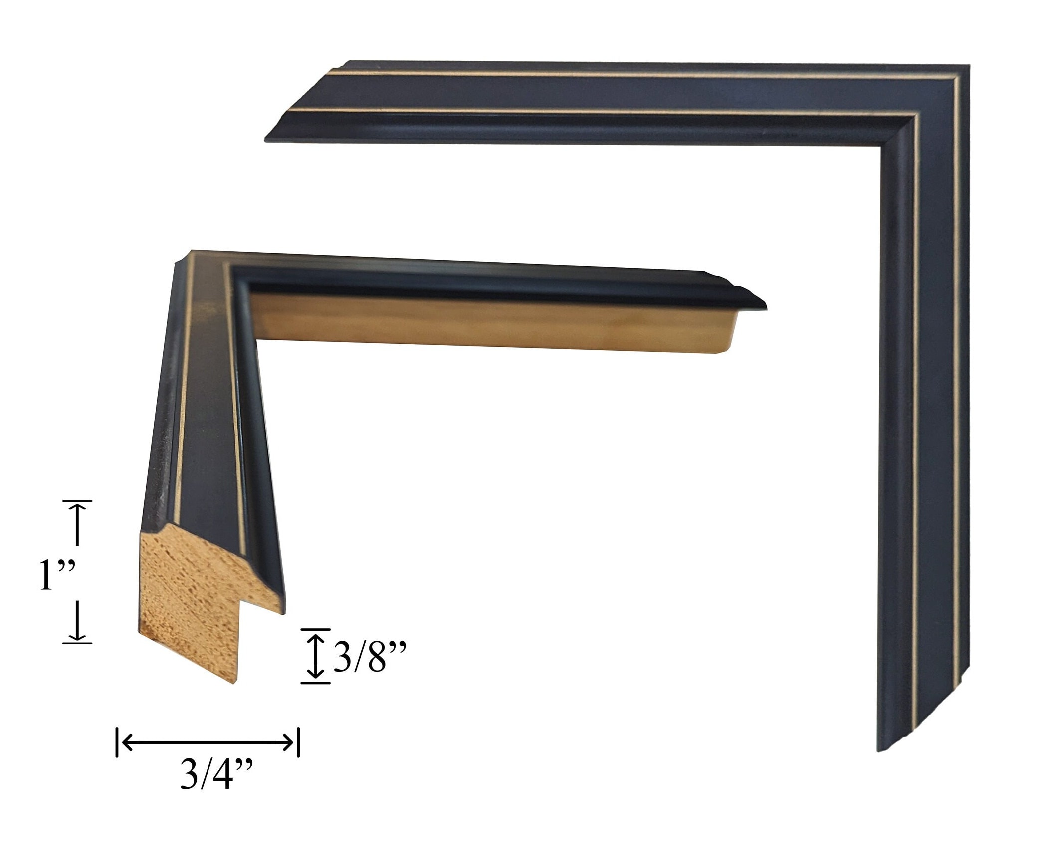 Picture Frame Rabbet Definition Custom Size Picture Frame | 3/4
