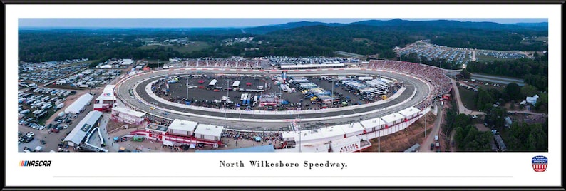 NASCAR North Wilkesboro Speedway Panorama I Aerial Track Panoramic