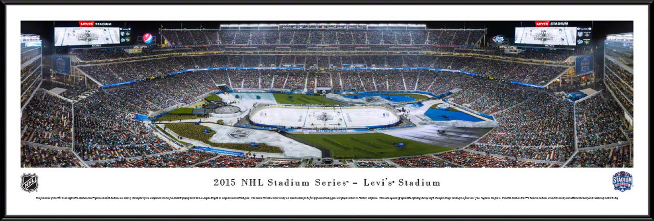 2015 Stadium Series Kings vs San Jose Sharks 8 X 10 Glossy Photo NHL DM1