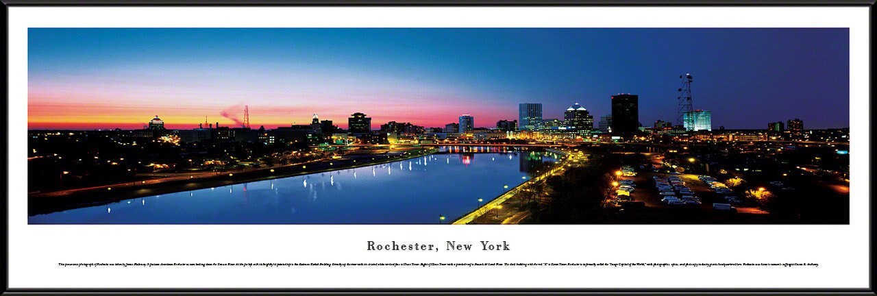 New York Giants Stadium Panoramic Poster - 40x13.5 Inch MetLife Stadium Wall Art