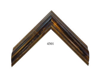 Custom Frame | 2" Bronze Rounded | Custom Size Picture Frames Great for Art, Wall Decor (4301)