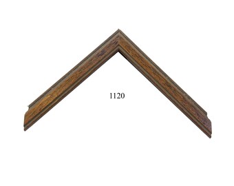 Custom Picture Frame | 1W Medium Brown Oak | Handmade Custom Size Frames Great for Art, Photos, Decor 1120