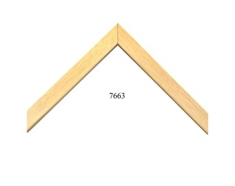 Custom Picture Frame | 3/4" Flat Face Natural Wood | Hand Crafted Custom Size Frames Great for Photos & Artwork (7663)
