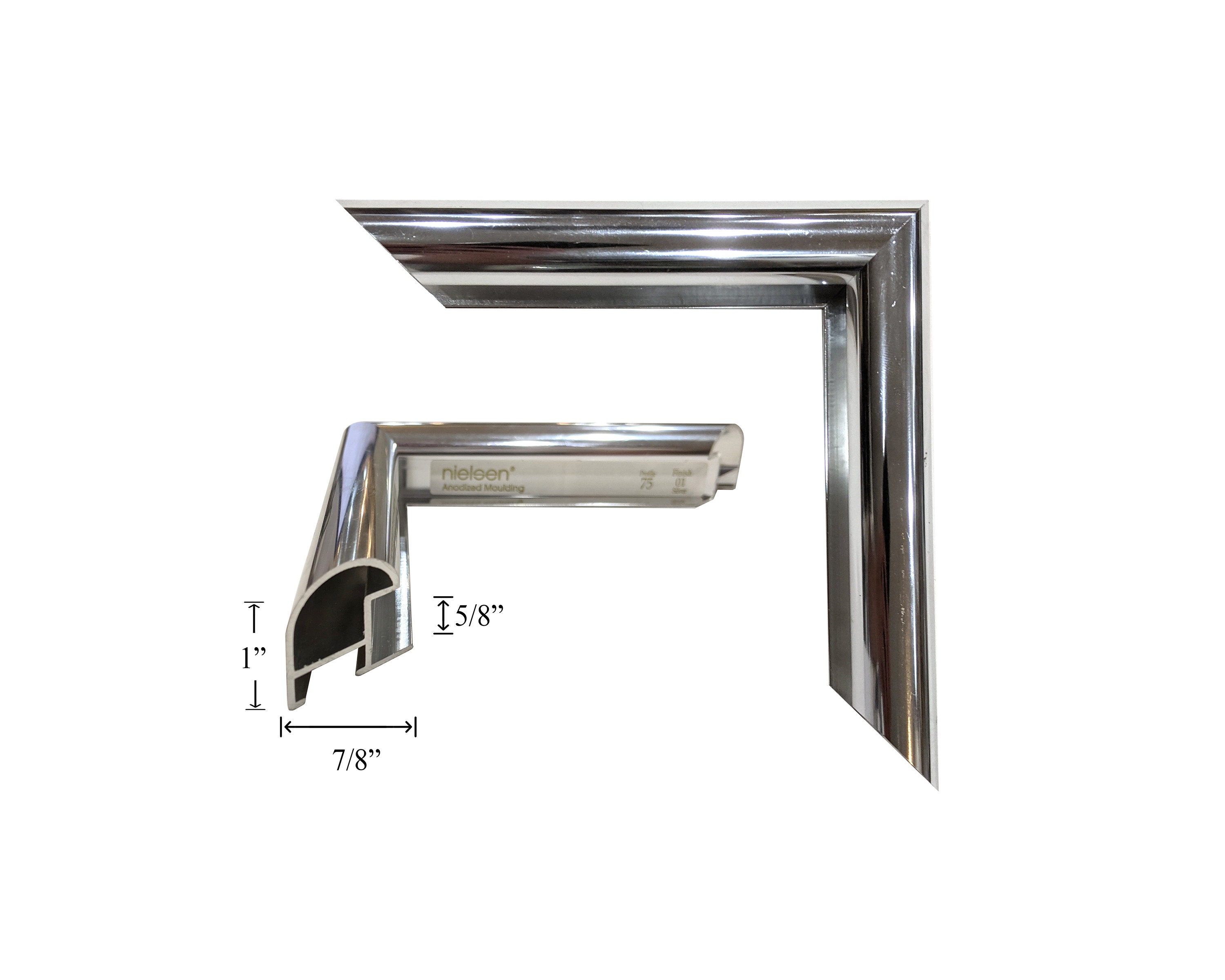 Custom Cut Picture Frame Sectional Metal Nielson 75 Etsy