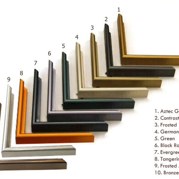 Metal Picture Frame | Custom Cut Sectional Metal 3/8"W x 1"H x 19/32" R | Multiple Colors and Finishes Available | Profile M17