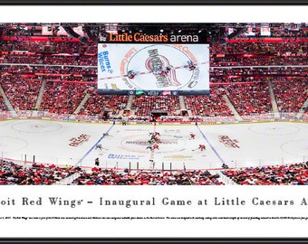 Detroit Red Wings - 1st Game at Little Caesars Arena - Standard Frame