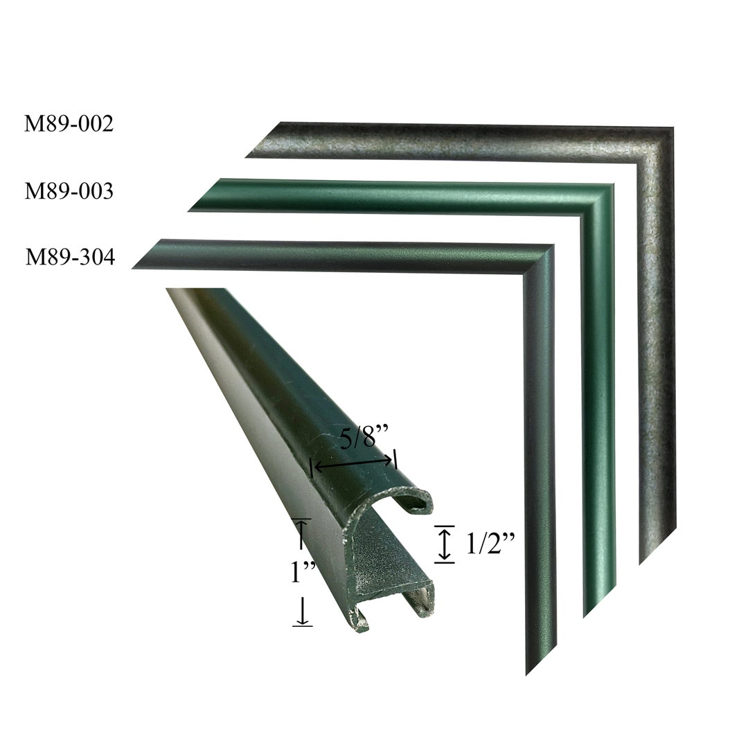 Custom Cut Picture Frame - Sectional Metal - CMI Metal Moulding M89 ...