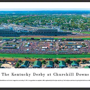 The Kentucky Derby At Churchill Downs / Aerial Panoramic Picture