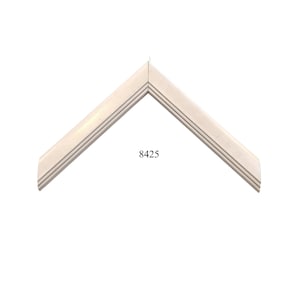 Custom Picture Frame | 1"W Ivory, Cream White | Custom SIze Frames Great for Artwork & Photos (8425)